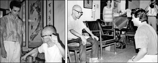 Dietmar Stubenbaum nhận lời khuyên từ Đại sư Đỗ