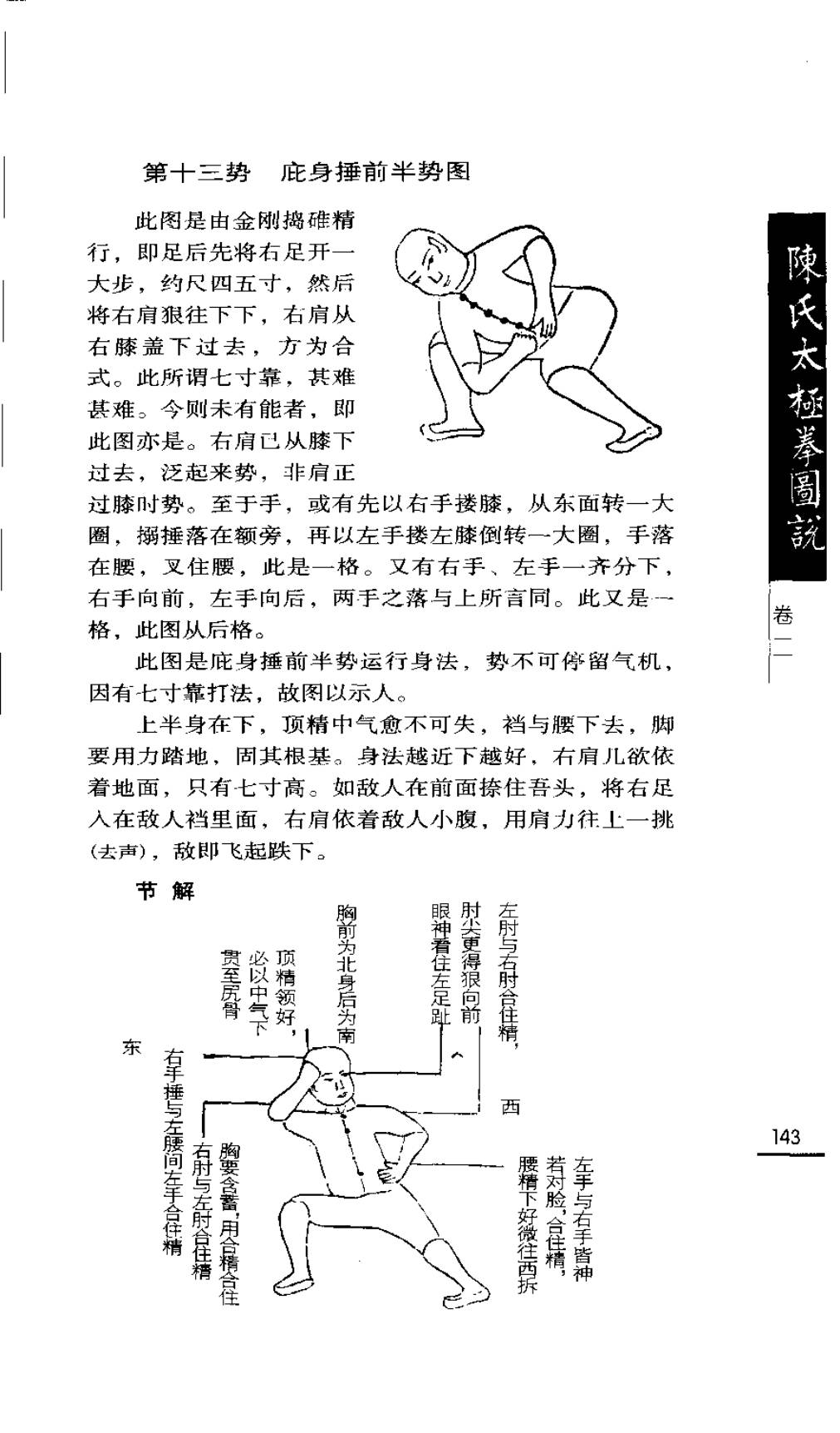 Mộc bản Trần Thị Thái Cực Quyền Đồ Thuyết — Trang 144 (scan p177)