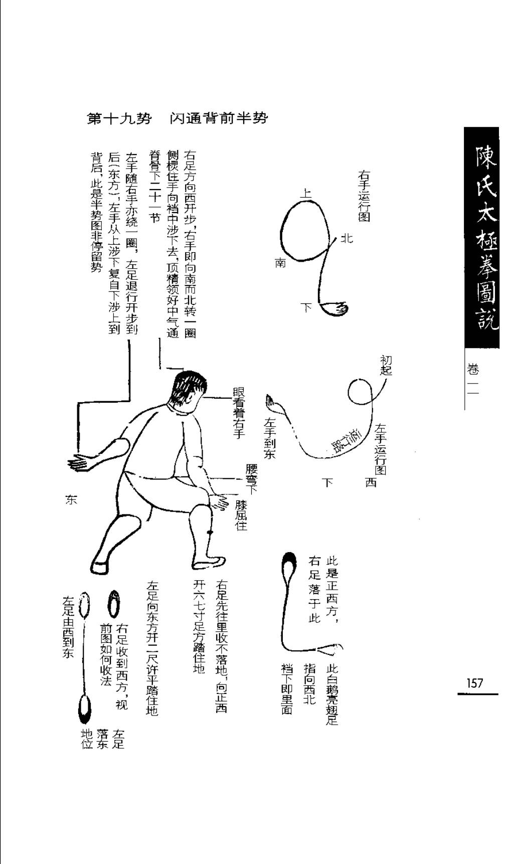 Mộc bản Trần Thị Thái Cực Quyền Đồ Thuyết — Trang 158 (scan p191)