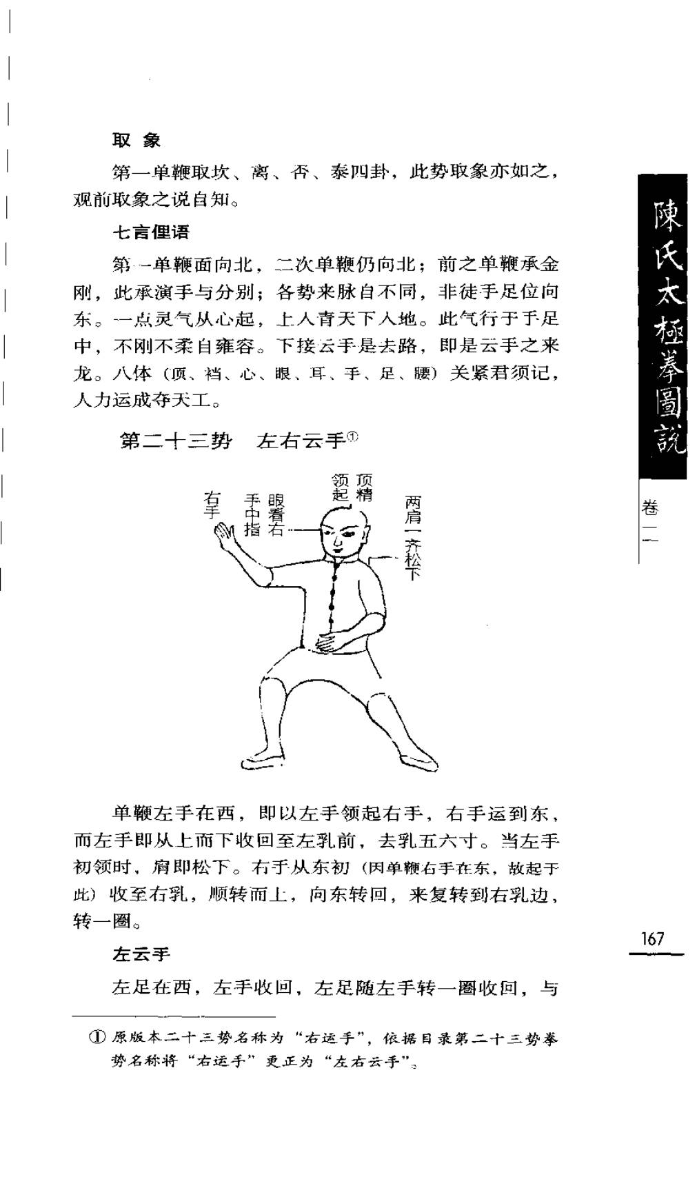 Mộc bản Trần Thị Thái Cực Quyền Đồ Thuyết — Trang 168 (scan p201)