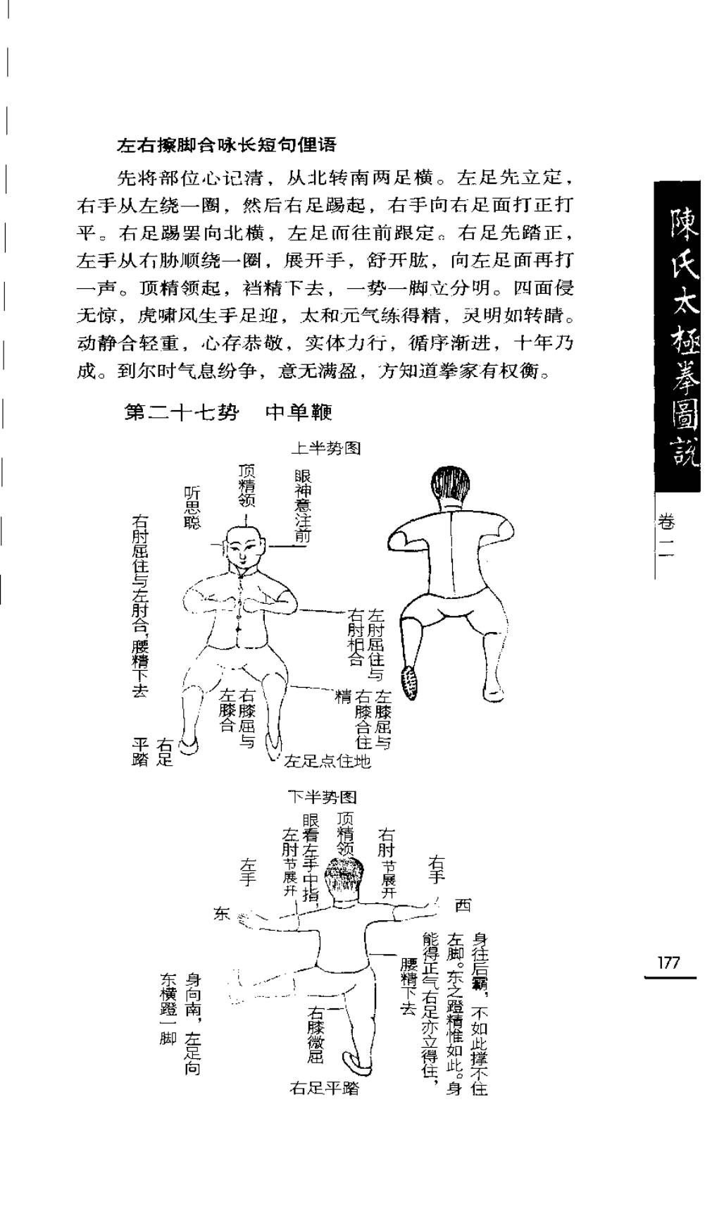 Mộc bản Trần Thị Thái Cực Quyền Đồ Thuyết — Trang 178 (scan p211)