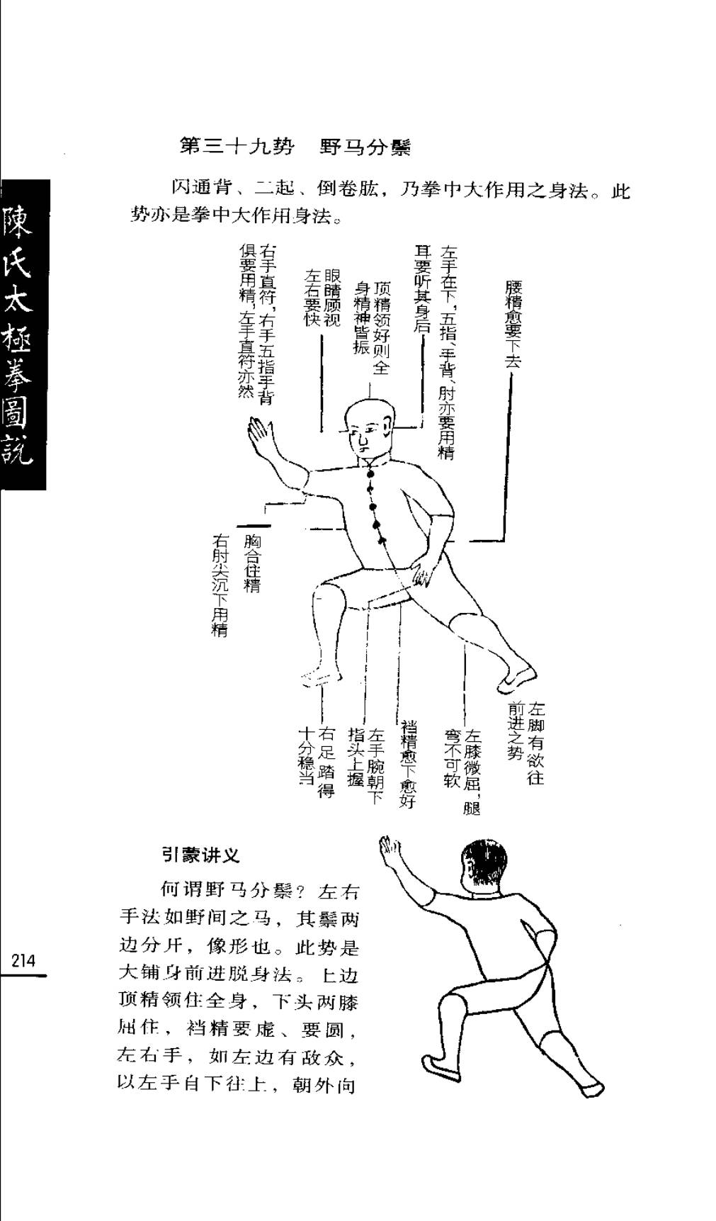 Mộc bản Trần Thị Thái Cực Quyền Đồ Thuyết — Trang 215 (scan p248)