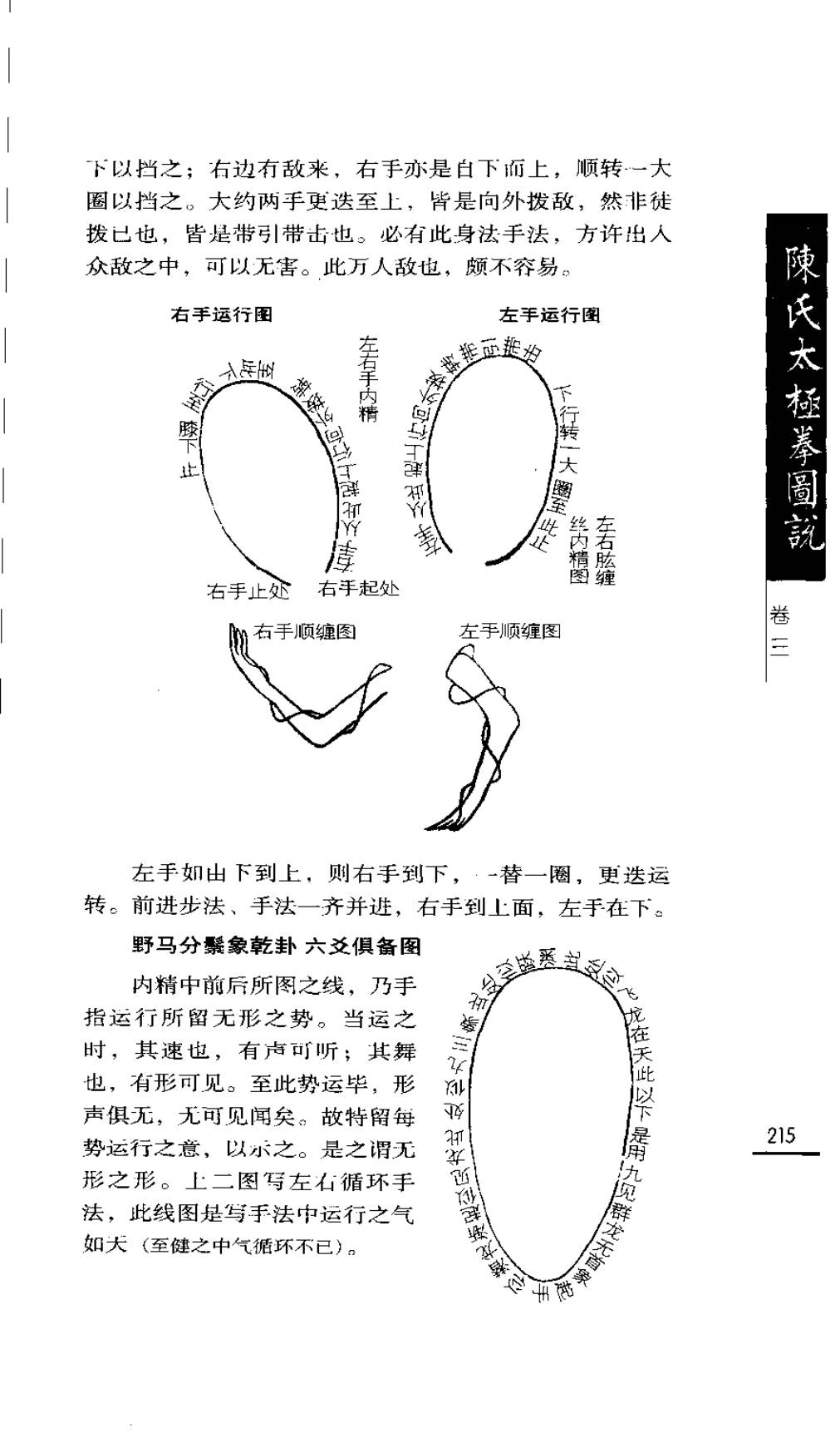 Mộc bản Trần Thị Thái Cực Quyền Đồ Thuyết — Trang 216 (scan p249)