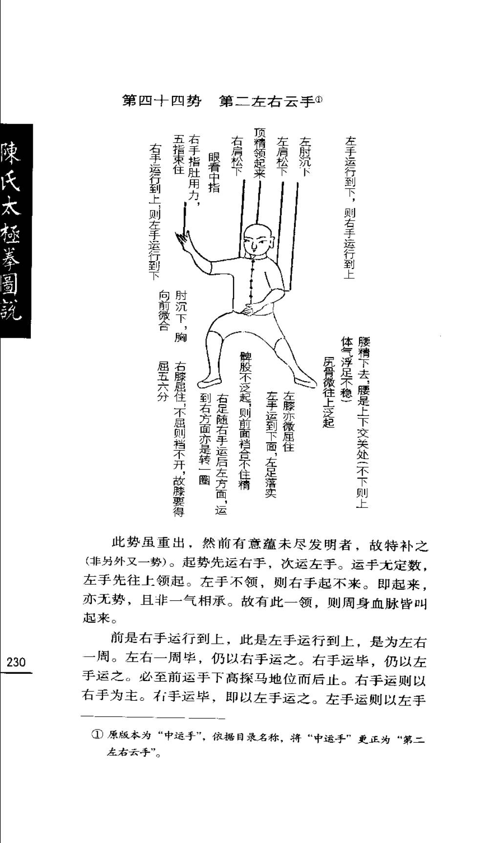 Mộc bản Trần Thị Thái Cực Quyền Đồ Thuyết — Trang 231 (scan p264)