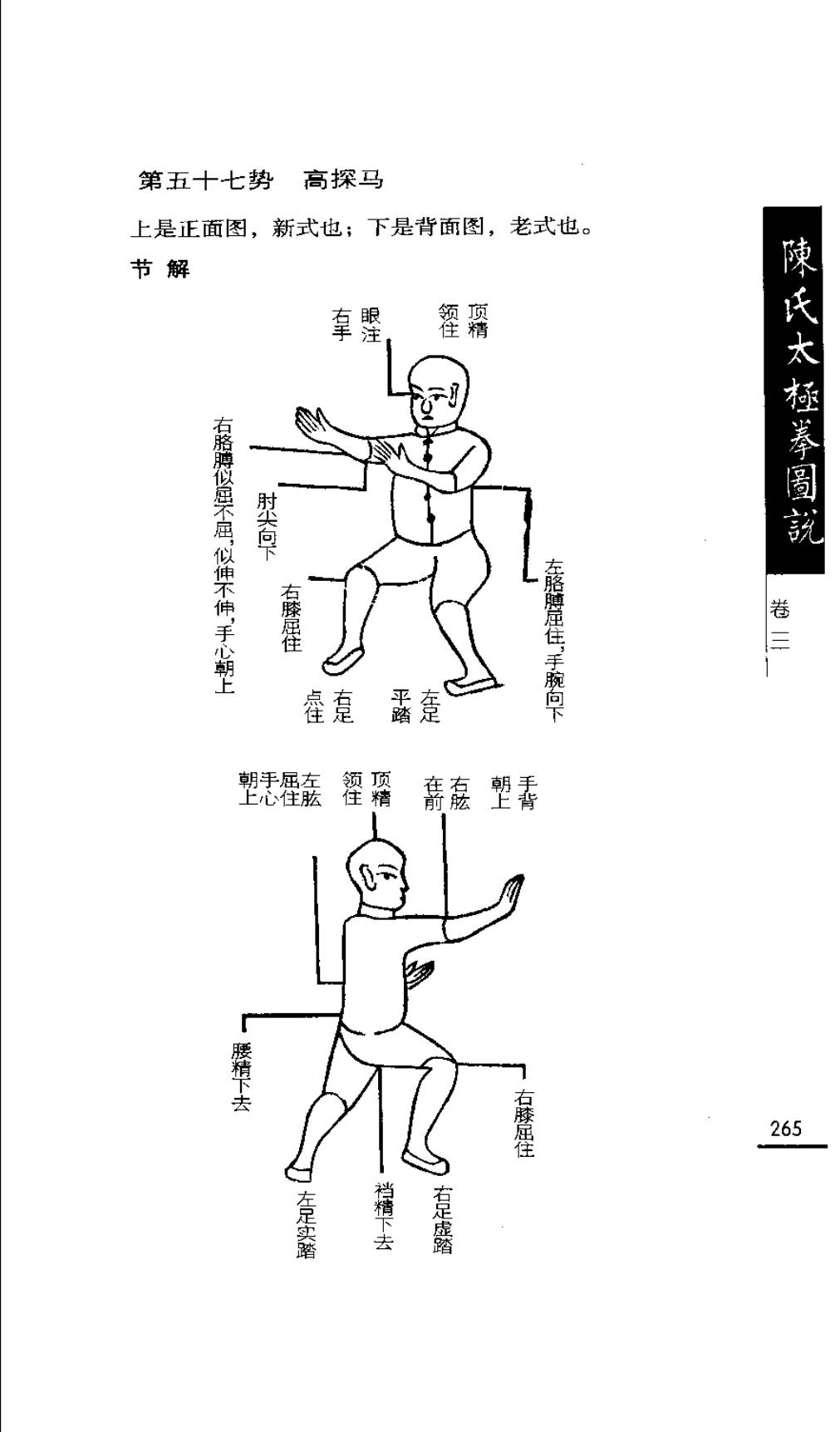 Mộc bản Trần Thị Thái Cực Quyền Đồ Thuyết — Trang 266 (scan p299)