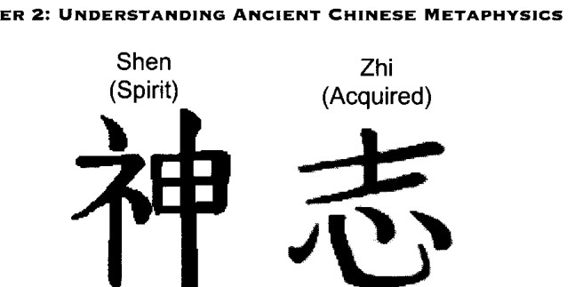 Chữ Hán của 'Thần Chí', Thần Hậu Thiên