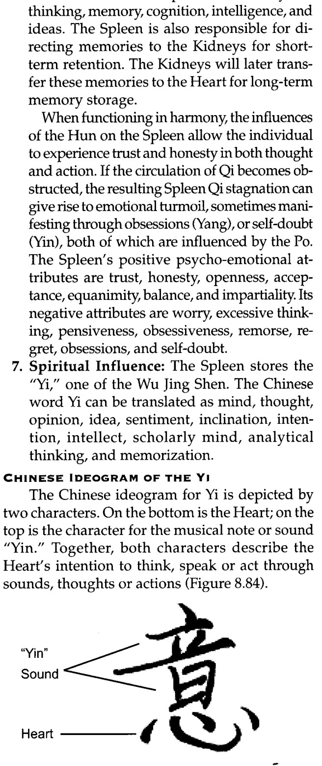 Chữ hán của ý nghĩa là ý tưởng