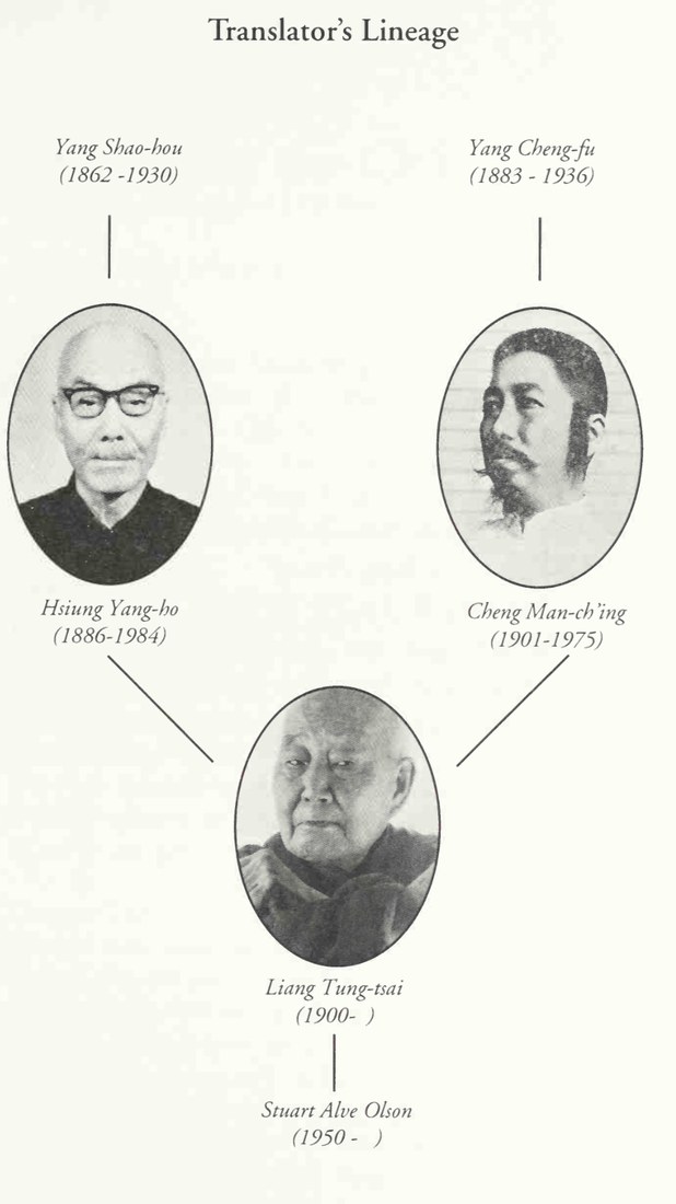 Sơ đồ phả hệ truyền thừa của dịch giả Stuart Alve Olson