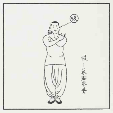 Tranh vẽ nét thức thứ mười lăm của Thái Cực Khí Công