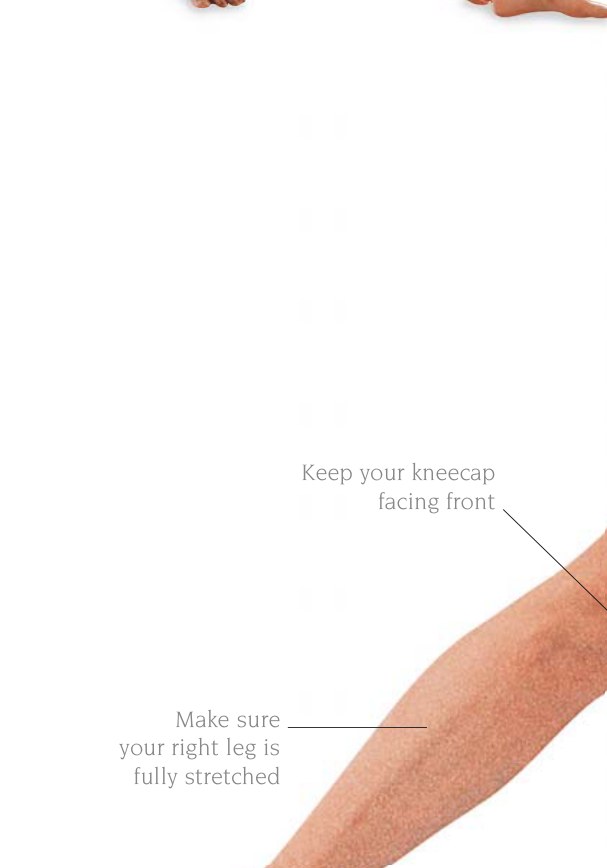 Utthita Trikonasana — hai cánh tay ngang vai