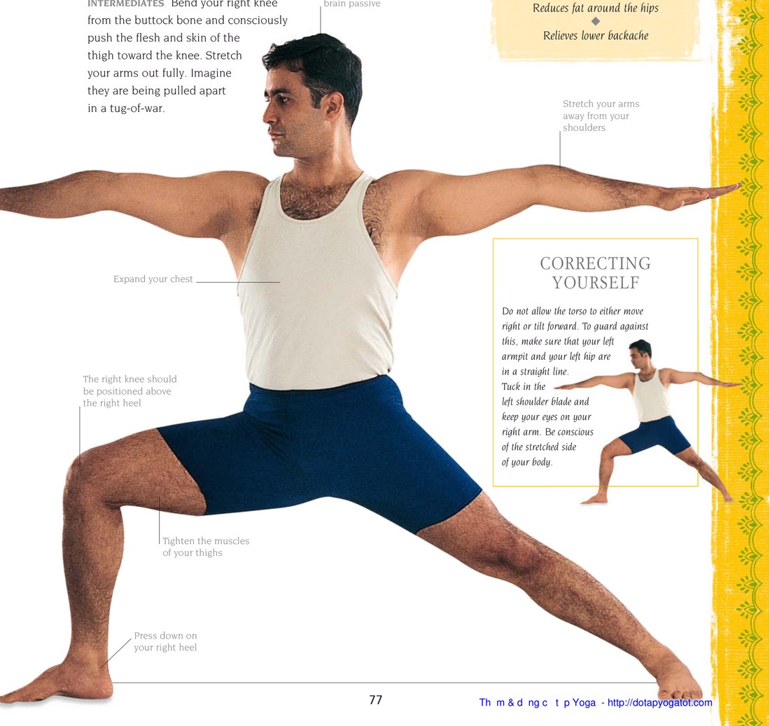 Utthita Trikonasana trong tư thế sau cùng