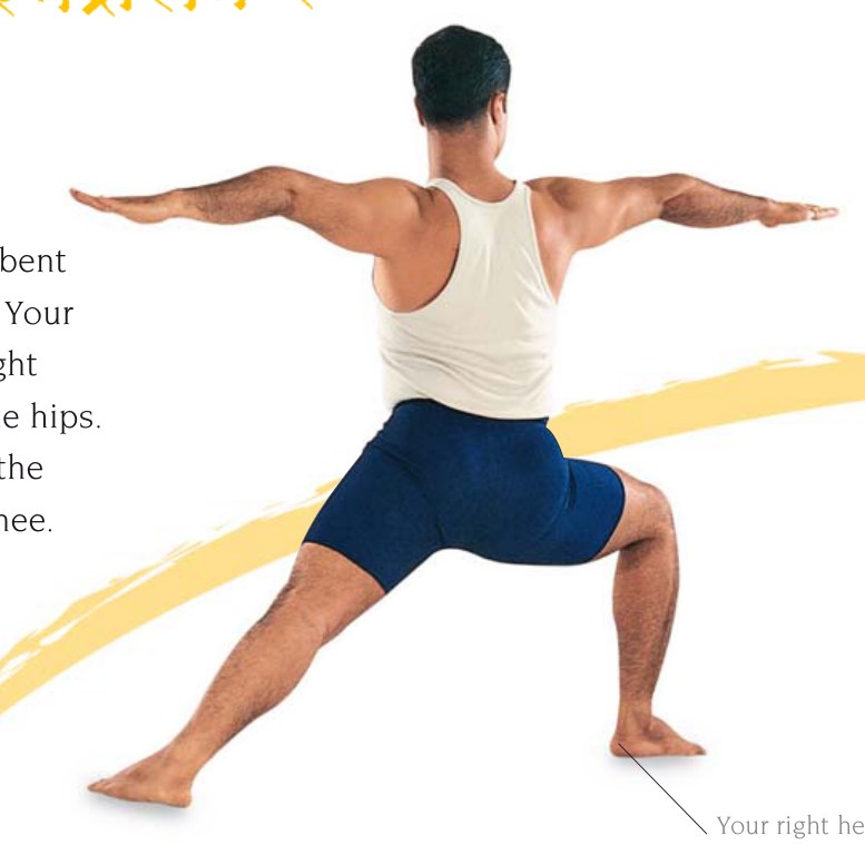 Utthita Trikonasana — kéo giãn cẳng chân lên trên