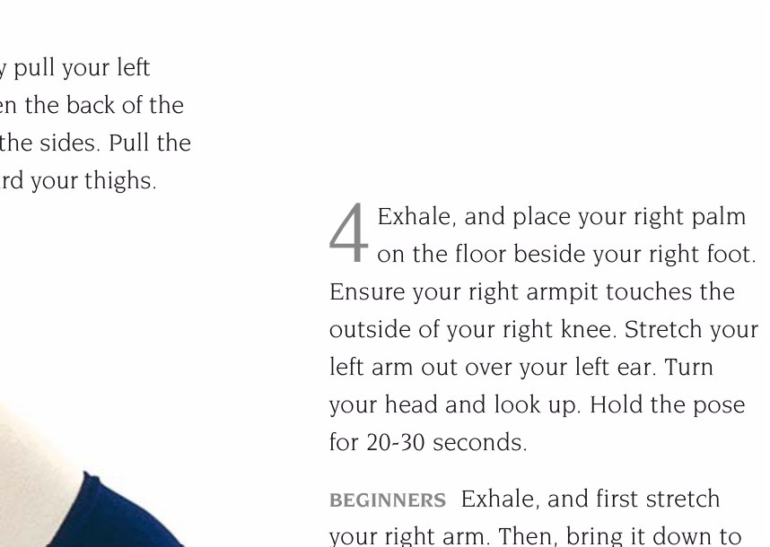 Virabhadrasana 2 — kéo giãn hai cánh tay ra khỏi vai