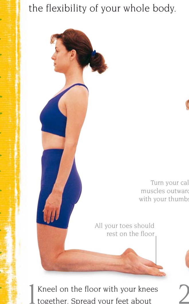 Virasana — ngồi trên hai gót chân