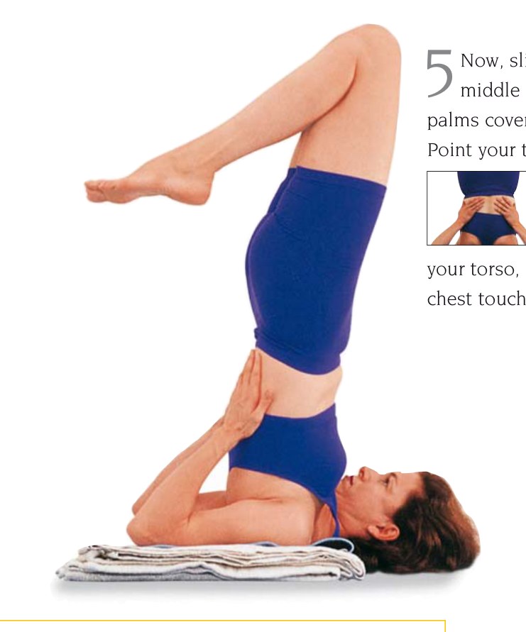 Salamba Sirsasana — bước ba