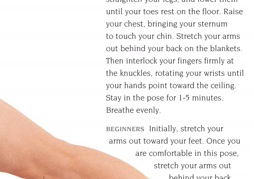 Salamba Sarvangasana — bước hai
