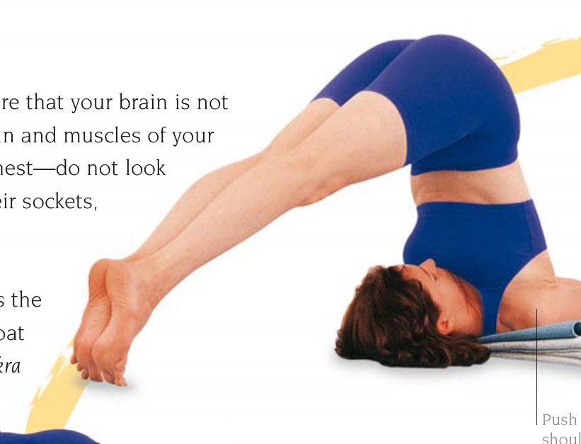 Salamba Sarvangasana — chi tiết cuối