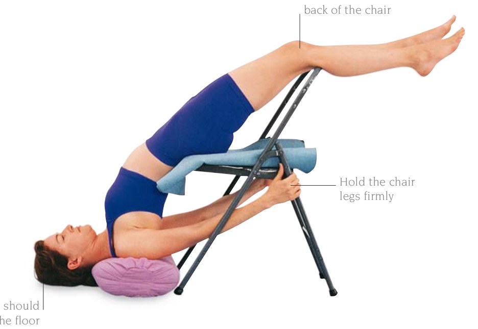 Salamba Sarvangasana — đừng làm căng vai và lưng