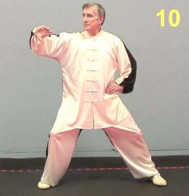Tư thế khởi đầu của Triền Ty Đơn Thủ