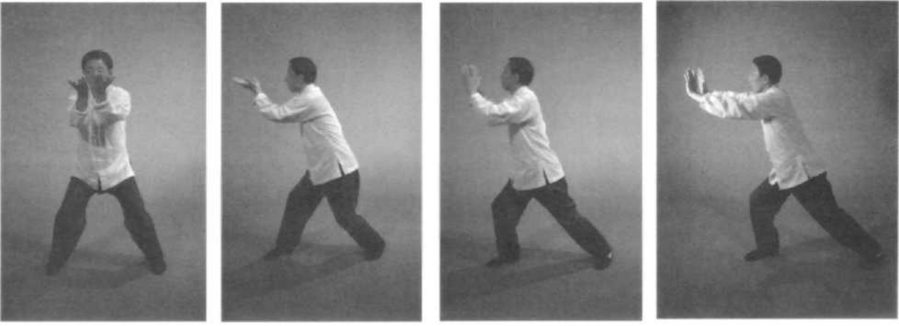 Chuỗi tư thế đổi bên bài Song Chưởng Biến