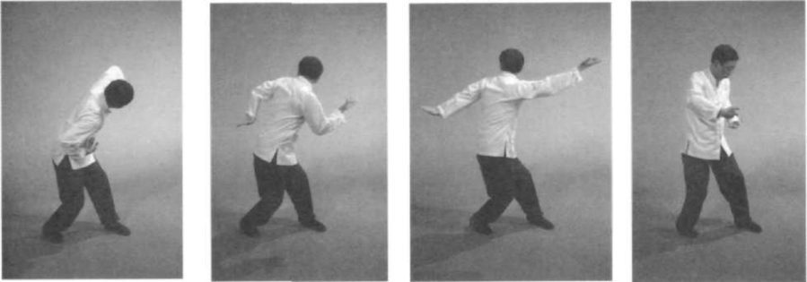 Dâng Chén Trà với Chưởng Ném — chuỗi tư thế phần giữa