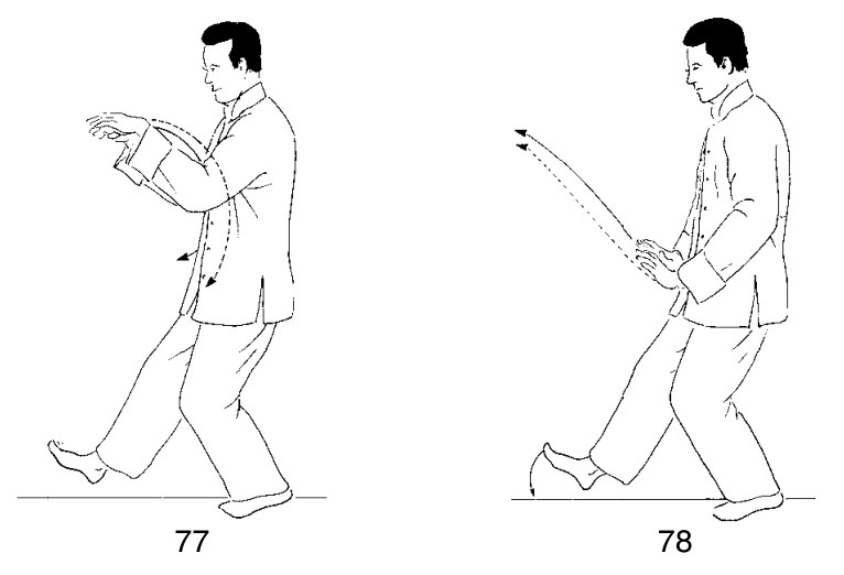 Thức 8 — Lãm Tước Vĩ (Hữu), tư thế kết thúc