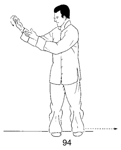 Thức 10 — Vân Thủ (Tả), vẽ vòng tay phải