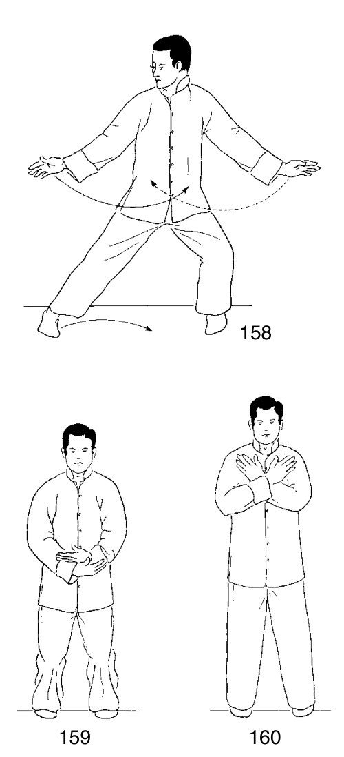 Thức 23 — Thập Tự Thủ, tư thế kết thúc