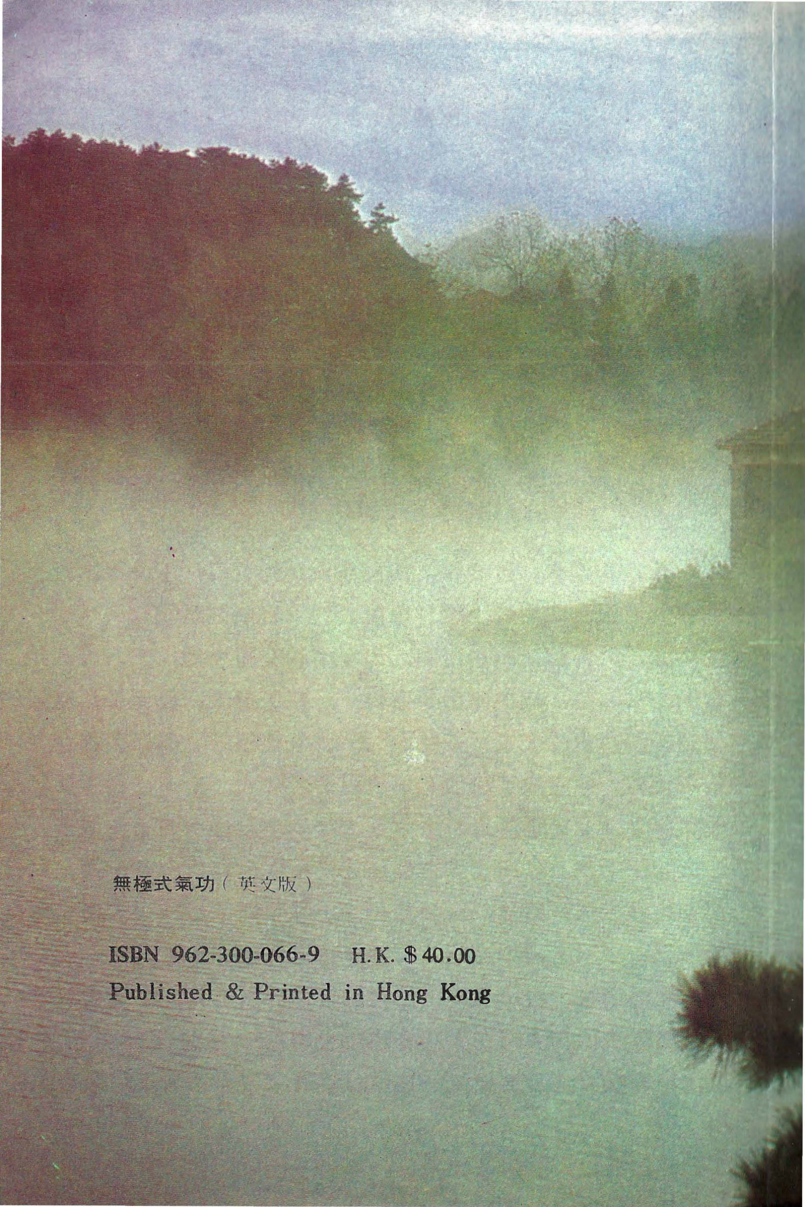 Bìa sau cuốn Wujishi Breathing Exercise