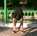 Vung cong sau gáy cho bả vai và cơ lưng trong — tư thế thực hành