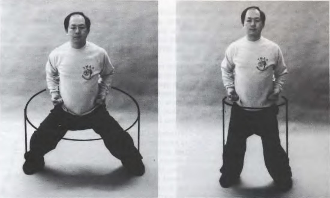 Ở tư thế cao, thân thể bạn vững vàng trong vùng này