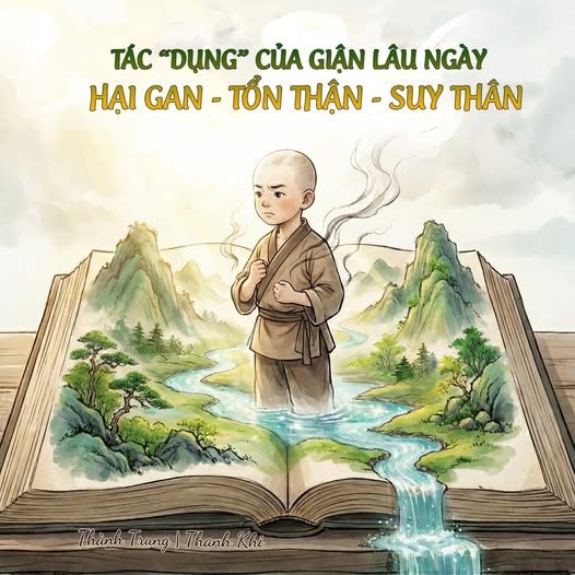 VÌ SAO GIẬN KHÔNG ĐAU NGAY — NHƯNG LẠI HẠI RẤT SÂU?