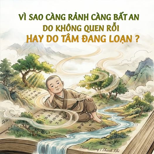 RẢNH RỒI — VÌ SAO LÒNG CHƯA YÊN?